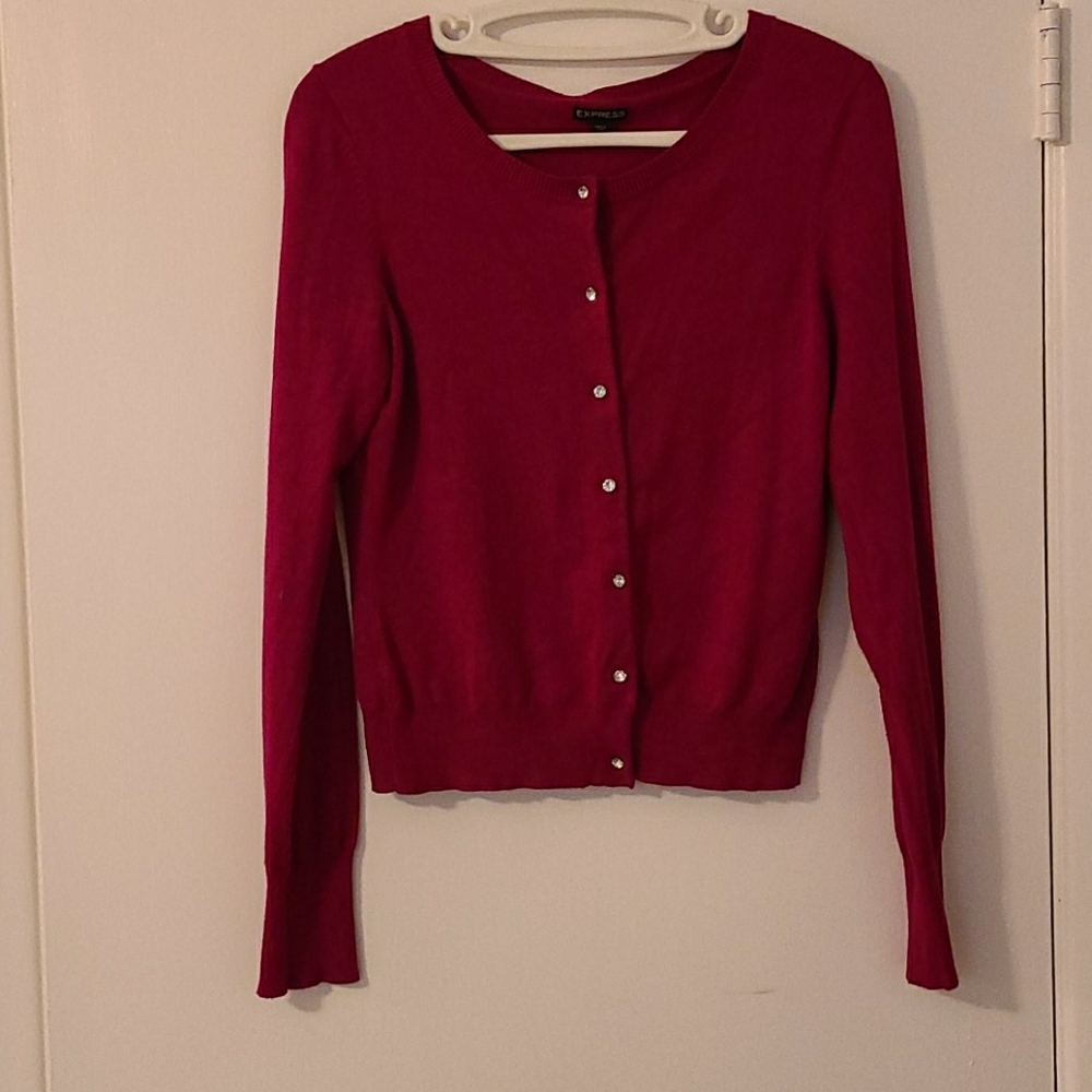 Pink cardigan